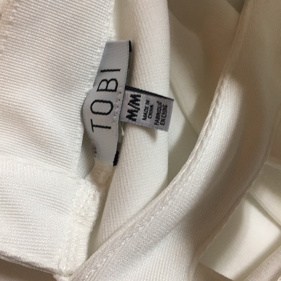 White Bodycon Tobi Dress - Picture 3 of 6